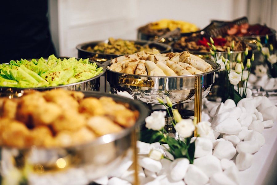 Catering buffet