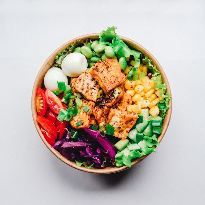 Healthy meal bowl